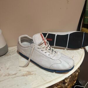 Prada Stylish White Men's Sneakers